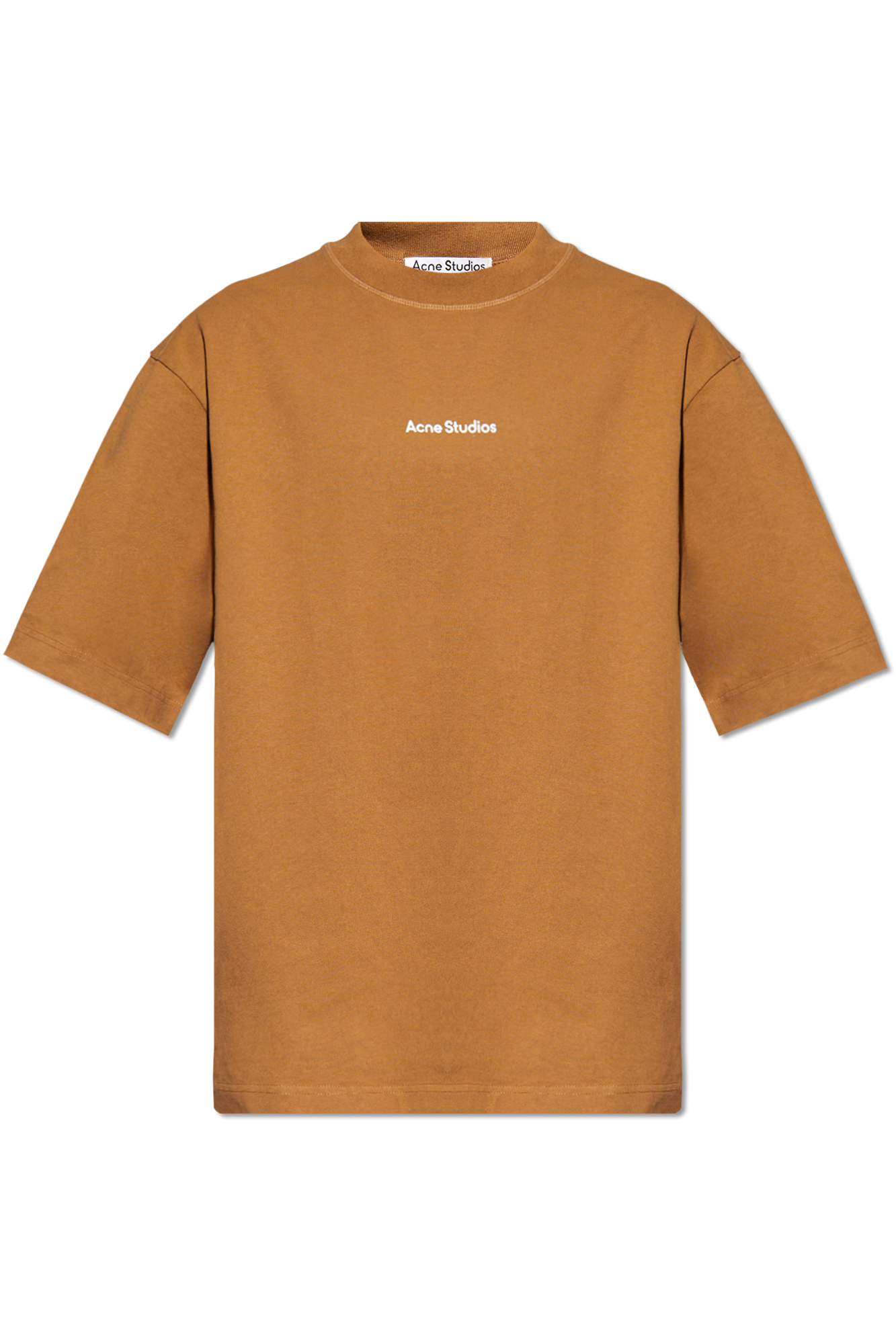 Brown T - SchaferandweinerShops AG - shirt with logo Acne